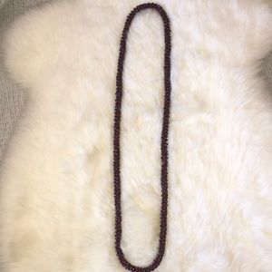 Garnet stone Seed Necklace